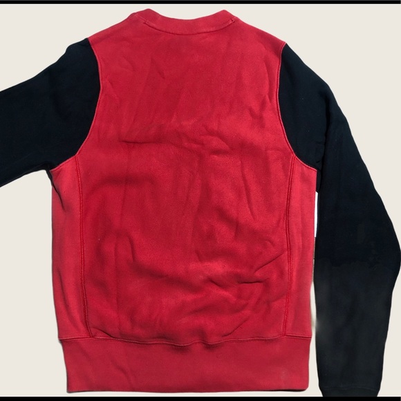 ✨CHAMPION BLACK&RED MAN SWEATSHIRT (S) - Picture 2 of 5